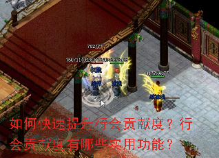 如何快速提升行会贡献度?行会贡献度有哪些实用功能? 如何快速提升行会贡献度?行会贡献度有哪些实用功能?