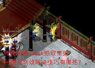 传奇私服sabak抓取常见问题及高效解决技巧有哪些? 传奇私服sabak抓取常见问题及高效解决技巧有哪些?