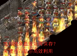 法师残余血液如何保存?关键技巧助你高效利用 法师残余血液如何保存?关键技巧助你高效利用