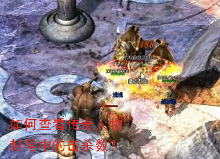 如何查看传奇人物封号中的击杀数? 如何查看传奇人物封号中的击杀数?