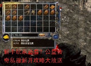 新手玩家必看?公益传奇私服新开攻略大放送 新手玩家必看?公益传奇私服新开攻略大放送