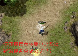 你知道传奇私服中那些隐藏的装备合成公式吗? 你知道传奇私服中那些隐藏的装备合成公式吗?