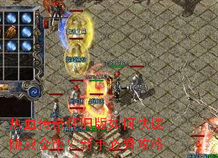 热血传奇怀旧版如何快速赚取金币?新手必看攻略 热血传奇怀旧版如何快速赚取金币?新手必看攻略