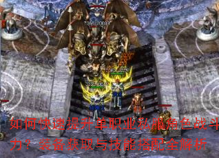 如何快速提升单职业私服角色战斗力?装备获取与技能搭配全解析 如何快速提升单职业私服角色战斗力?装备获取与技能搭配全解析