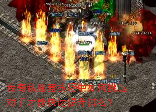 传奇私服竞技场中如何挑选对手才能快速提升排名? 传奇私服竞技场中如何挑选对手才能快速提升排名?