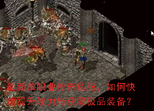 最新单职业传奇私服,如何快速提升战力与获取极品装备? 最新单职业传奇私服,如何快速提升战力与获取极品装备?