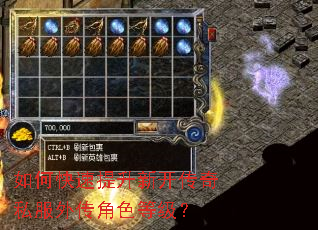 如何快速提升新开传奇私服外传角色等级? 如何快速提升新开传奇私服外传角色等级?