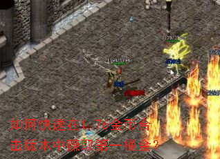 如何快速在1.76金币合击版本中赚取第一桶金? 如何快速在1.76金币合击版本中赚取第一桶金?