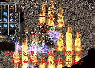 如何快速提升等级并高效打金?飞扬合击打金版攻略全解析 如何快速提升等级并高效打金?飞扬合击打金版攻略全解析