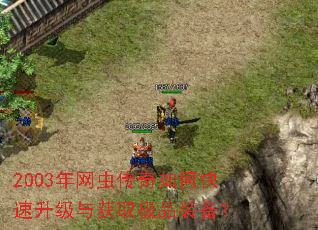 2003年网虫传奇如何快速升级与获取极品装备? 2003年网虫传奇如何快速升级与获取极品装备?