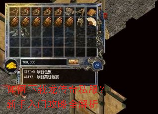 如何下载龙传奇私服?新手入门攻略全解析 如何下载龙传奇私服?新手入门攻略全解析