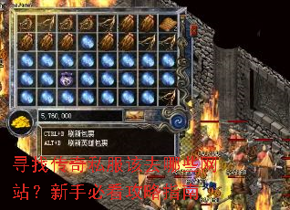 寻找传奇私服该去哪些网站?新手必看攻略指南 寻找传奇私服该去哪些网站?新手必看攻略指南