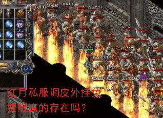 红月私服调皮外挂免费版真的存在吗? 红月私服调皮外挂免费版真的存在吗?