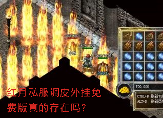 红月私服调皮外挂免费版真的存在吗? 红月私服调皮外挂免费版真的存在吗?