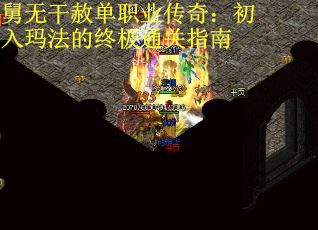 舅无干赦单职业传奇：初入玛法的终极通关指南