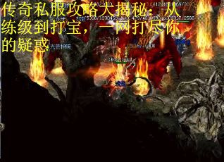 传奇私服攻略大揭秘：从练级到打宝，一网打尽你的疑惑
