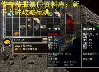传奇私服澳门资料库：新手入驻攻略宝典