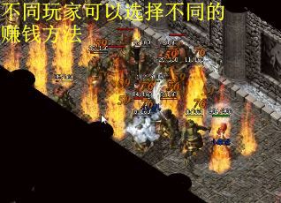 不同玩家可以选择不同的赚钱方法