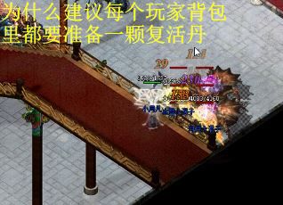 为什么建议每个玩家背包里都要准备一颗复活丹