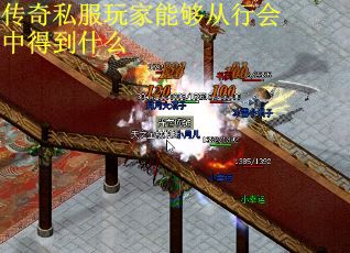 传奇私服玩家能够从行会中得到什么