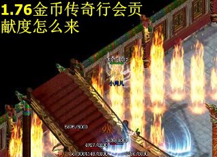 1.76金币传奇行会贡献度怎么来
