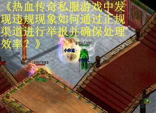 《热血传奇私服游戏中发现违规现象如何通过正规渠道进行举报并确保处理效率？》