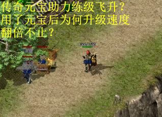 传奇元宝助力练级飞升？用了元宝后为何升级速度翻倍不止？