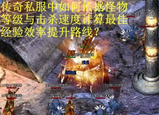 传奇私服中如何依据怪物等级与击杀速度计算最佳经验效率提升路线？