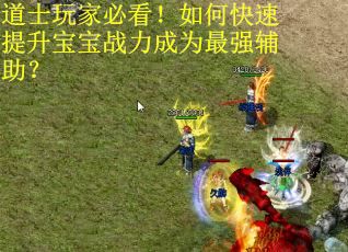 道士玩家必看！如何快速提升宝宝战力成为最强辅助？