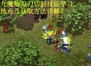 九魔劫刀刀切割技能学习地点及获取方法详解？