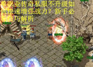 单职业传奇私服不升级如何快速增强战力？新手必看技巧解析