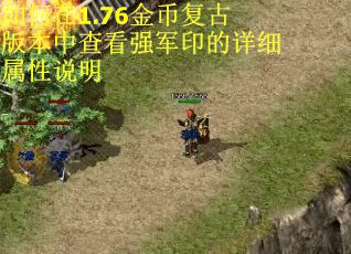 如何在1.76金币复古版本中查看强军印的详细属性说明