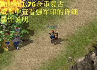 如何在1.76金币复古版本中查看强军印的详细属性说明