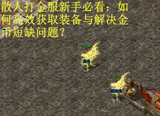 散人打金服新手必看：如何高效获取装备与解决金币短缺问题？